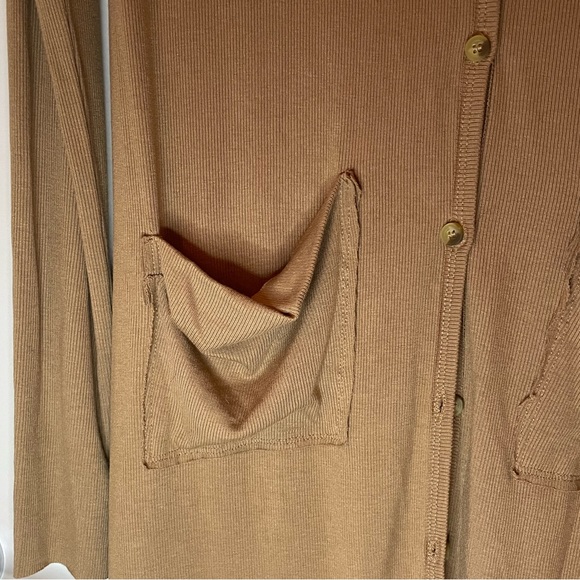 Kye Mi ribbed duster cardigan - Picture 2 of 4